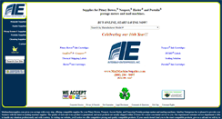 Desktop Screenshot of mailmachinesupplies.com